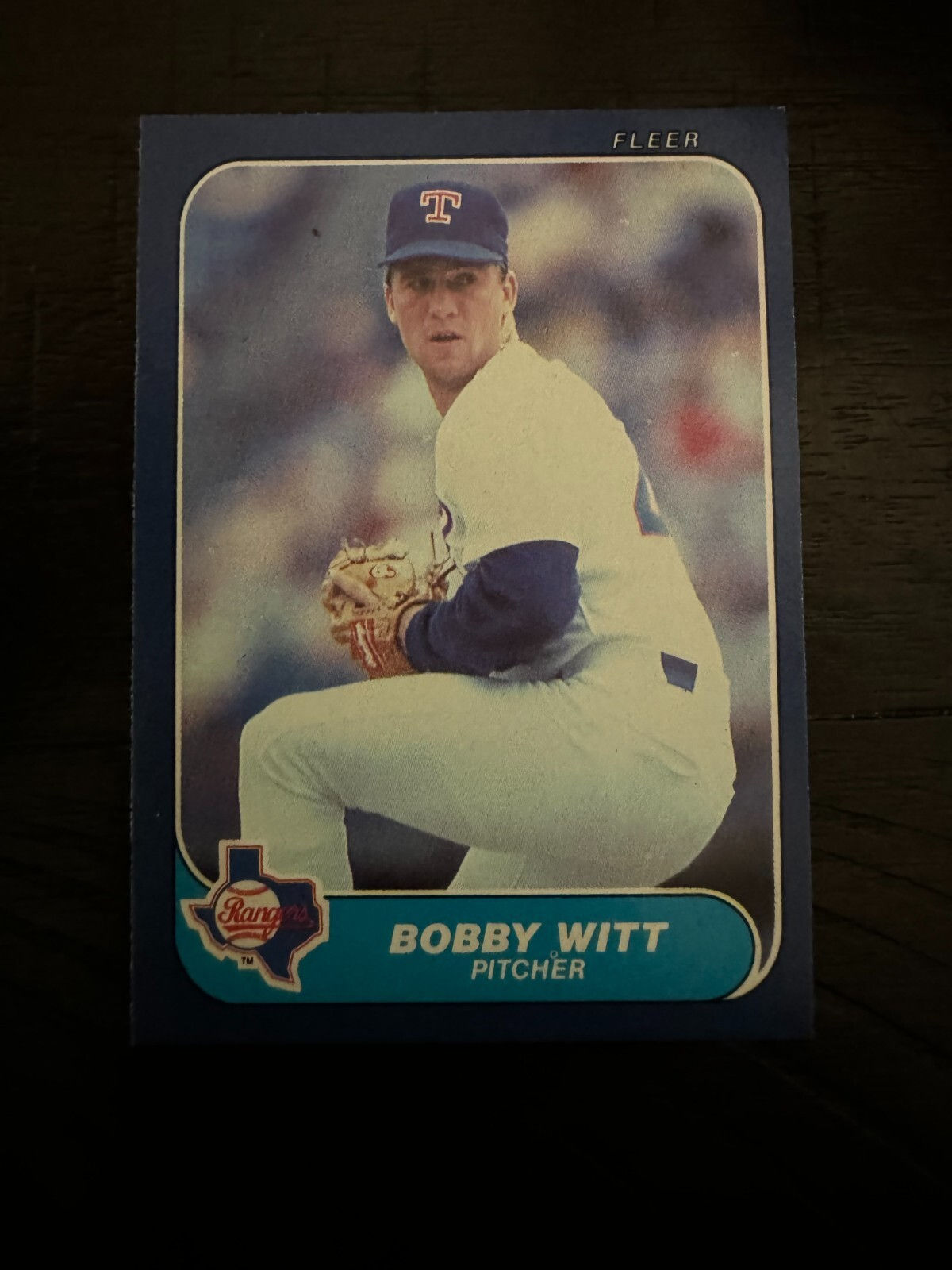 1986 Fleer Update - Bobby Witt #U-129