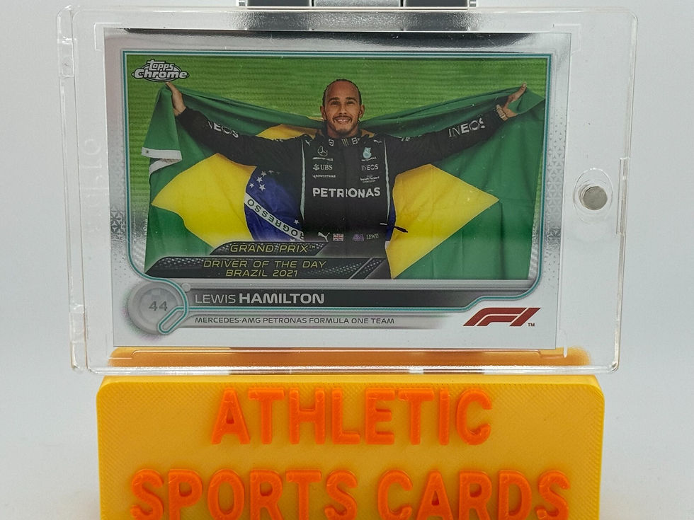 Thumbnail: 2022 Topps Chrome Formula 1 Grand Prix Driver of the Day - Lewis Hamilton #190