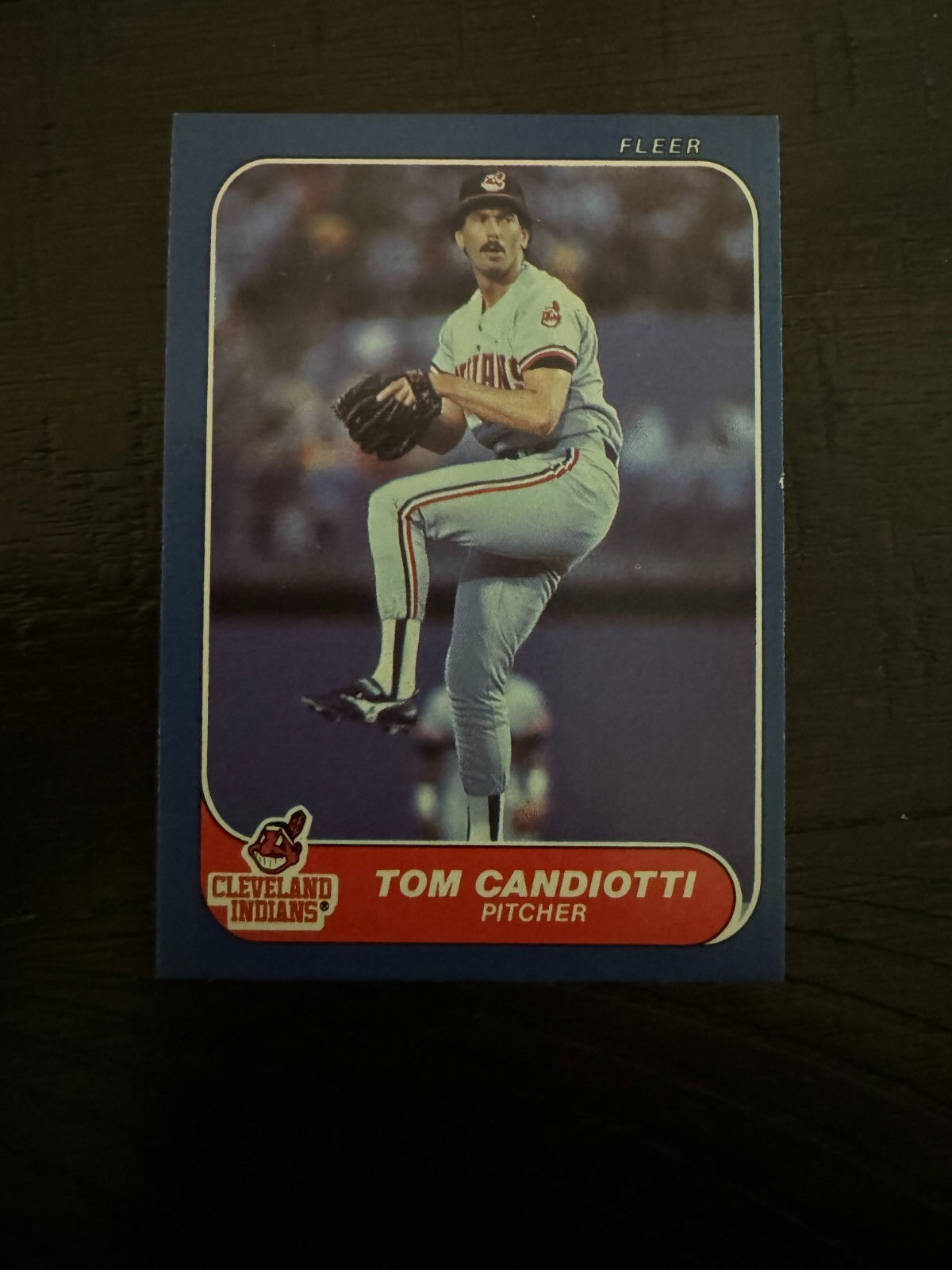 1986 Fleer Update - Tom Candiotti #U-18