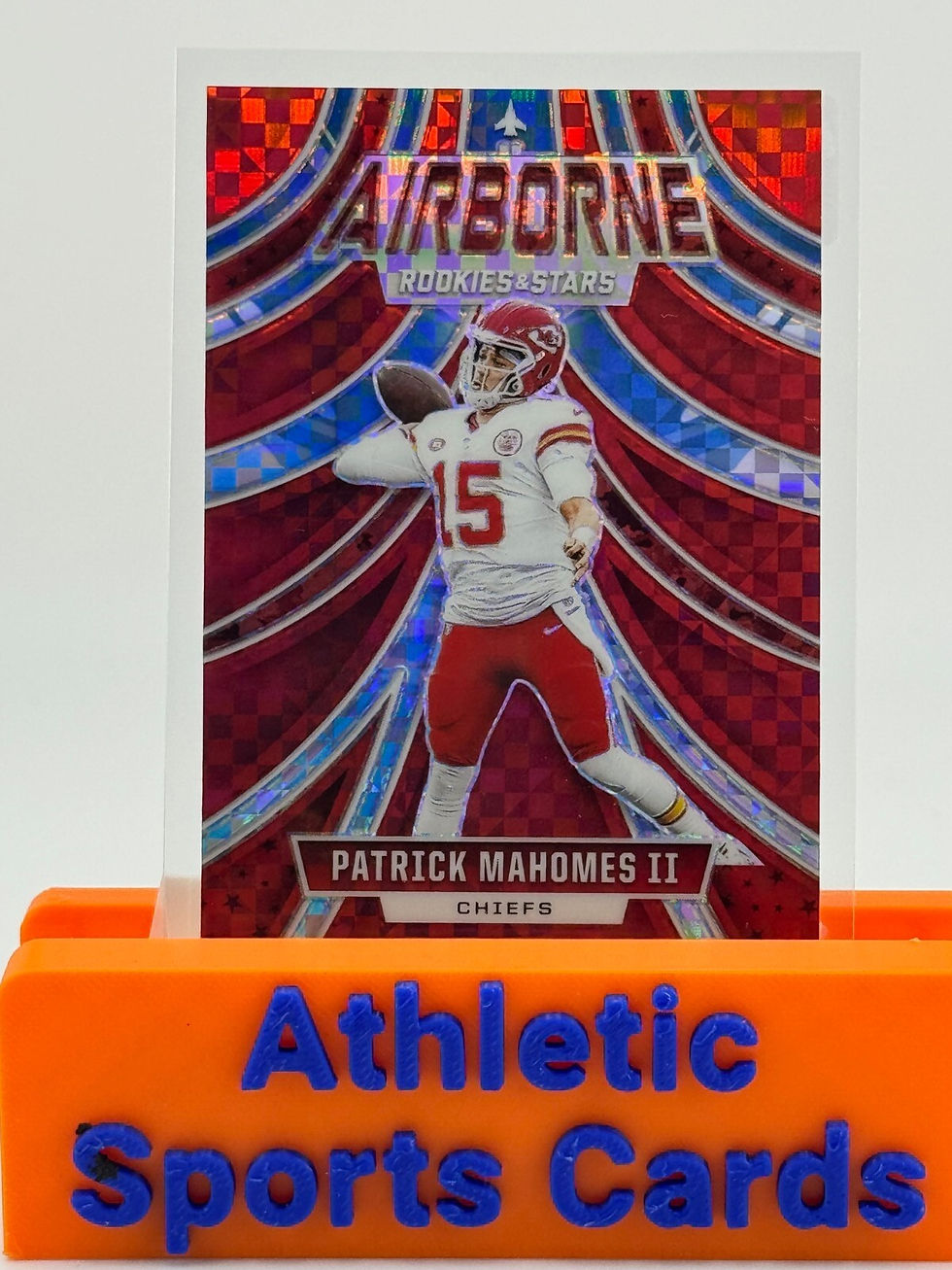Thumbnail: 2024 Panini Rookies & Stars - Airborne Patrick Mahomes II #A-PMS Silver