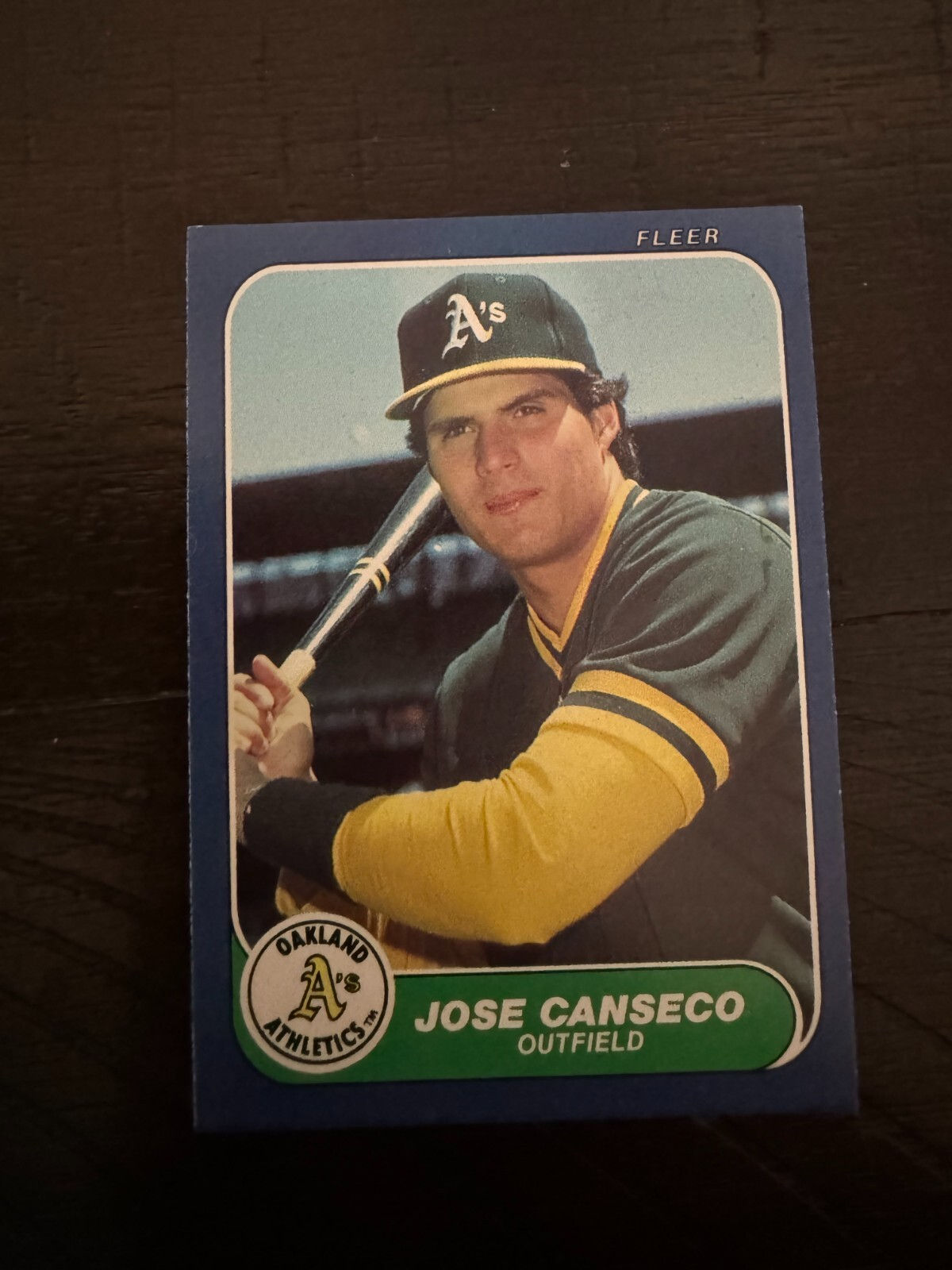 1986 Fleer Update - Jose Canseco #U-20