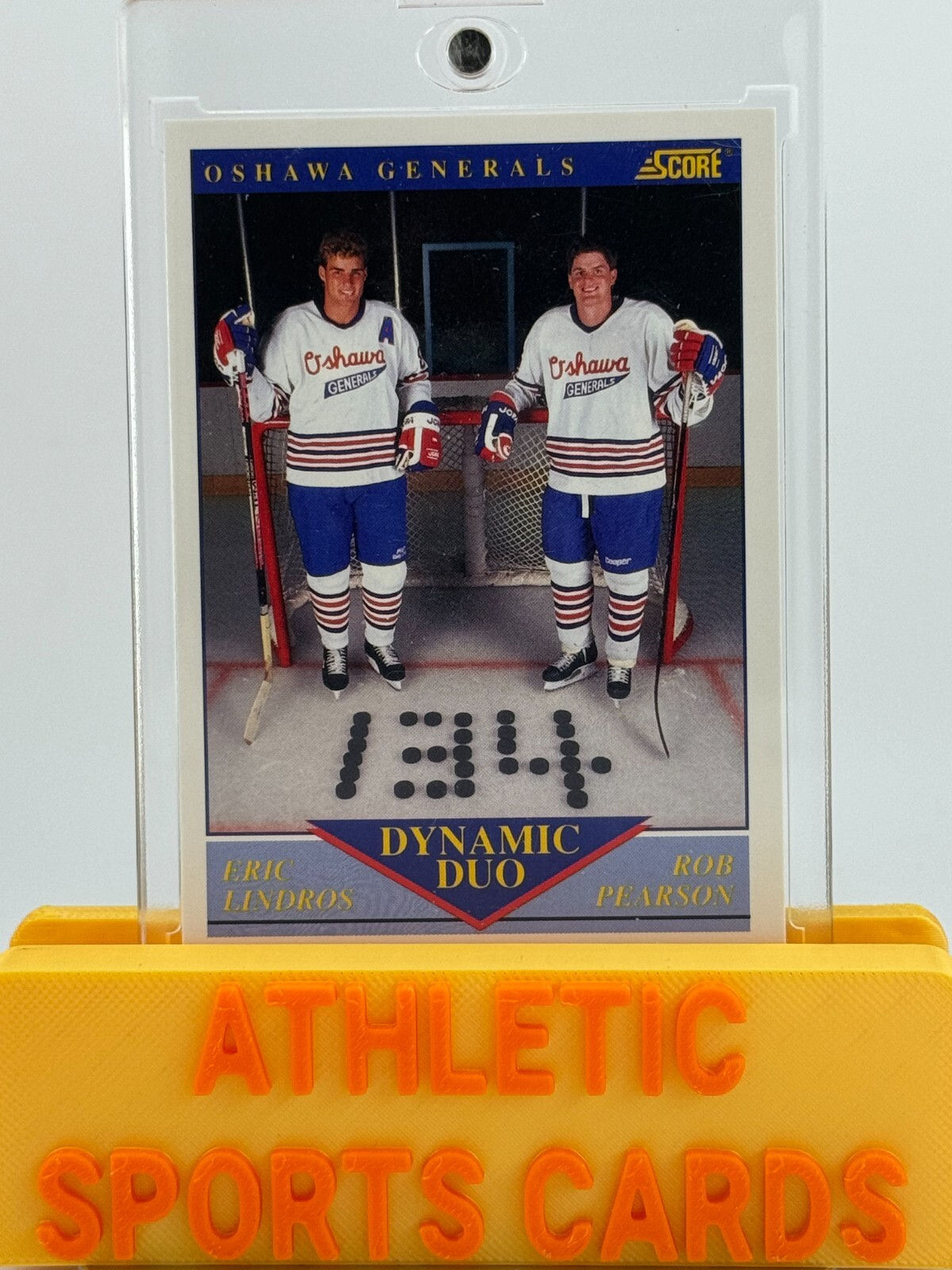 1991-92 Score Canadian  Dynamic Duo - Eric Lindros, Rob Pearson #385