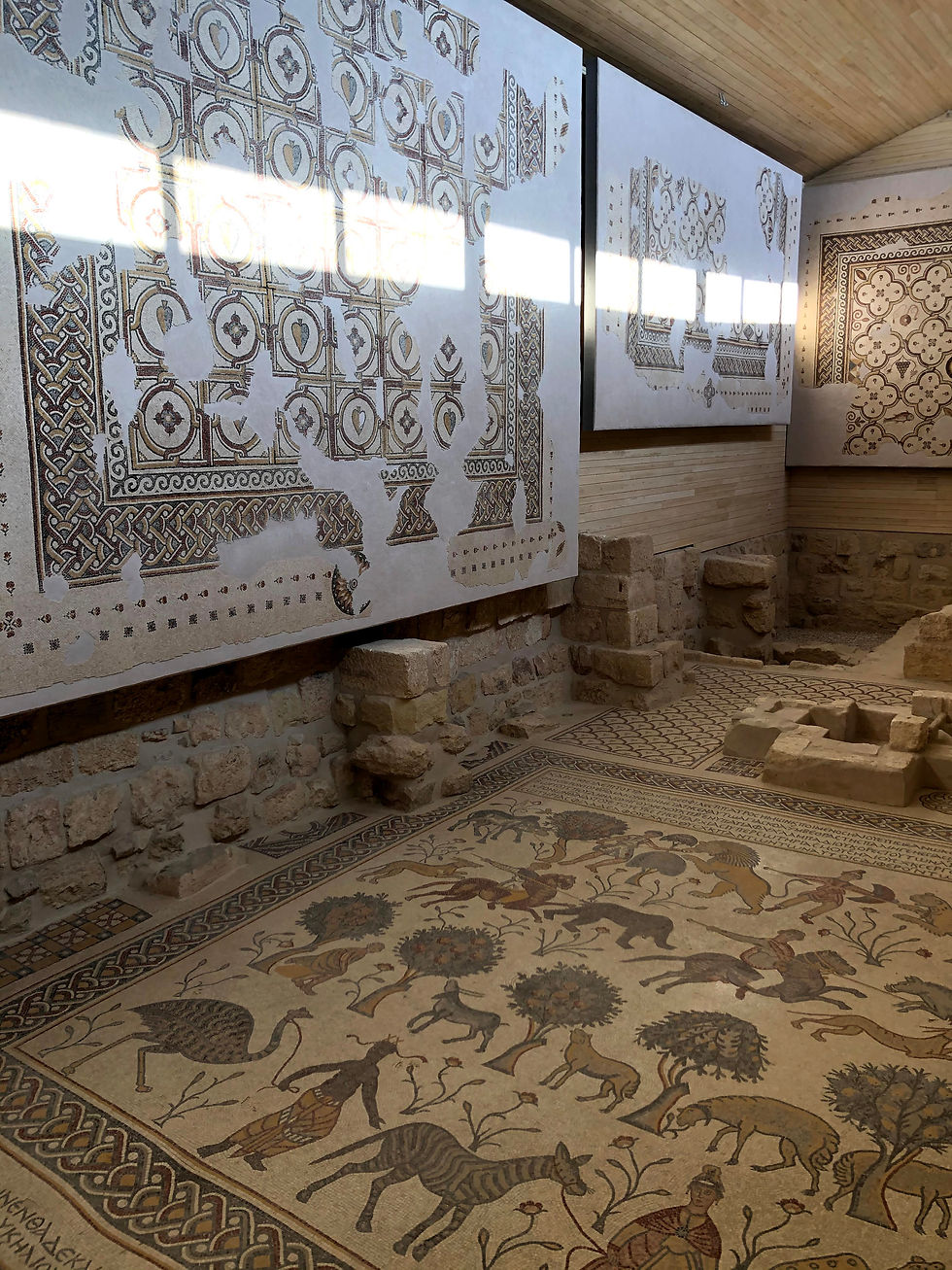 The Mosaic in the Monastery at Mount Nebo
