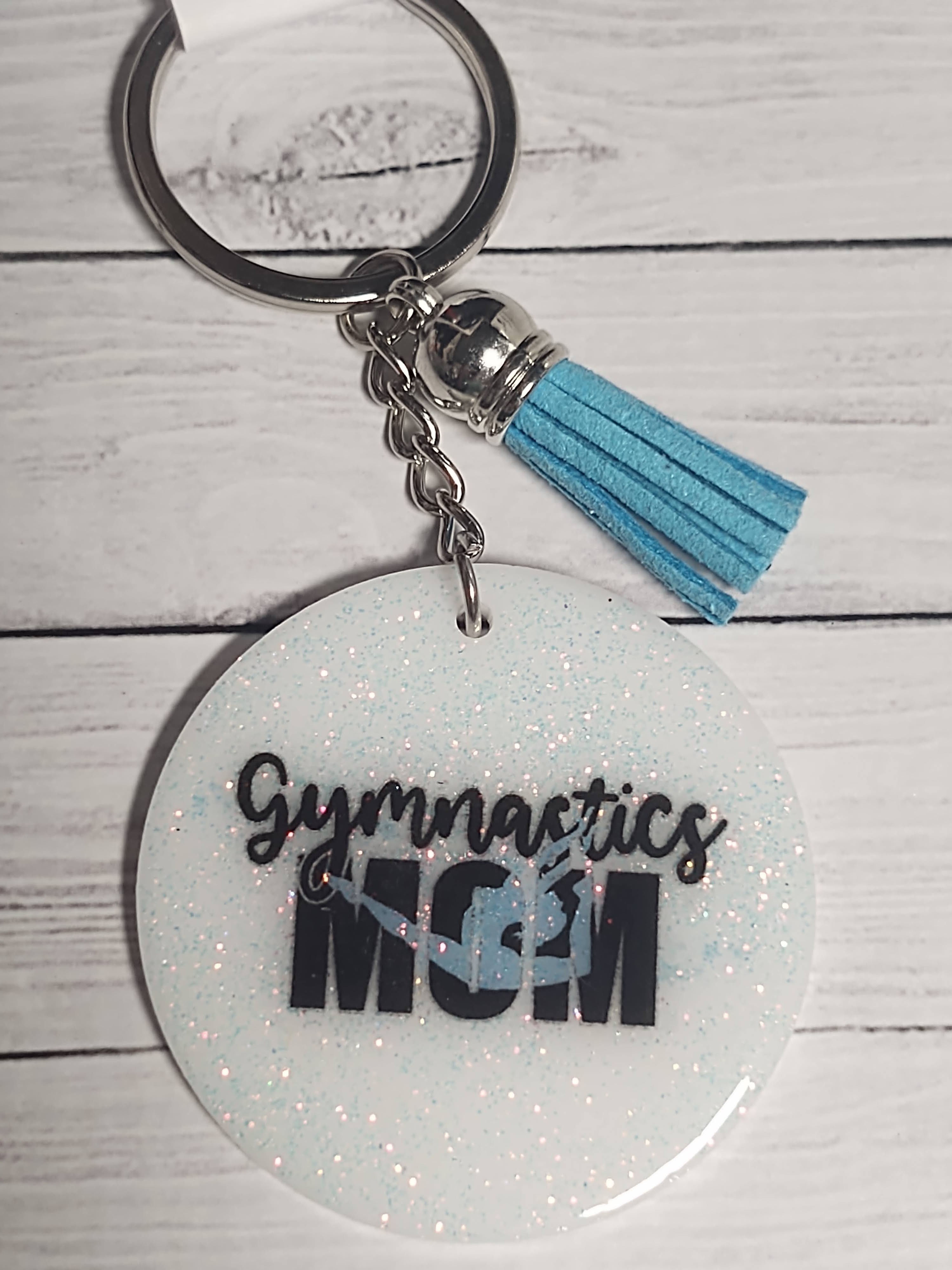 Tassled Keychain-Gymnastics Mom