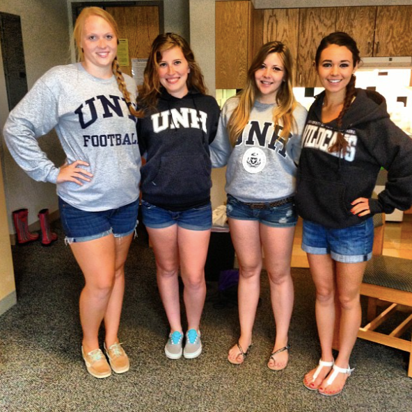 Me and my friends at UNH