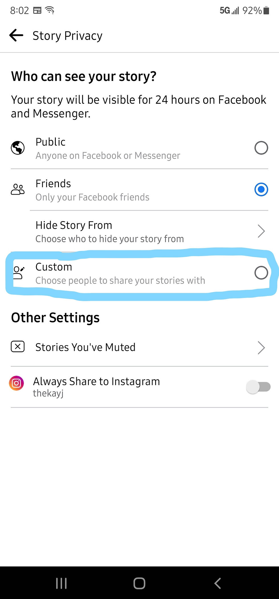 Facebook Screen-grab