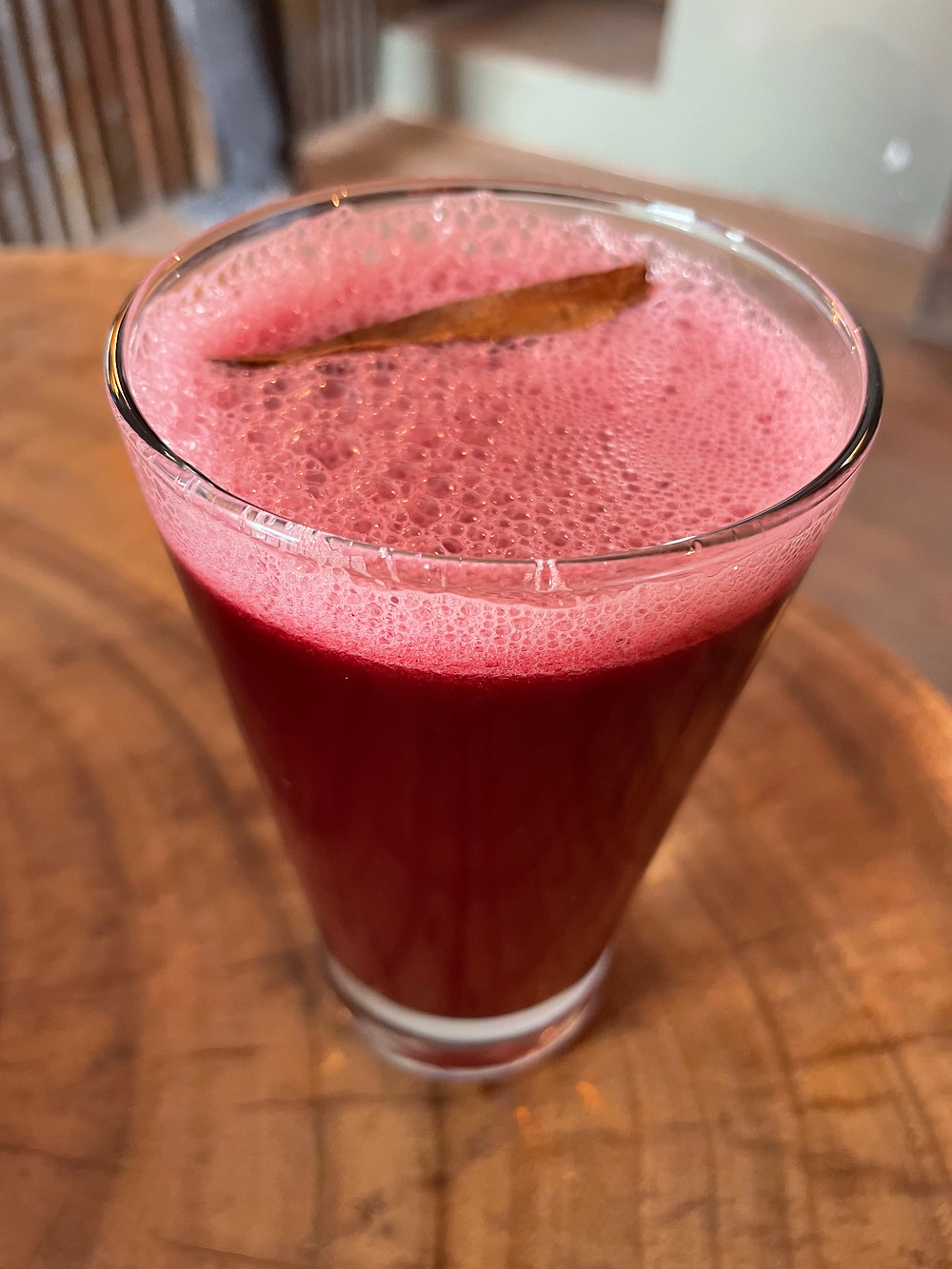Chicha Morada served at one of my favorite restaurants