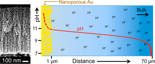 Nanoporous gold as a highly selective an