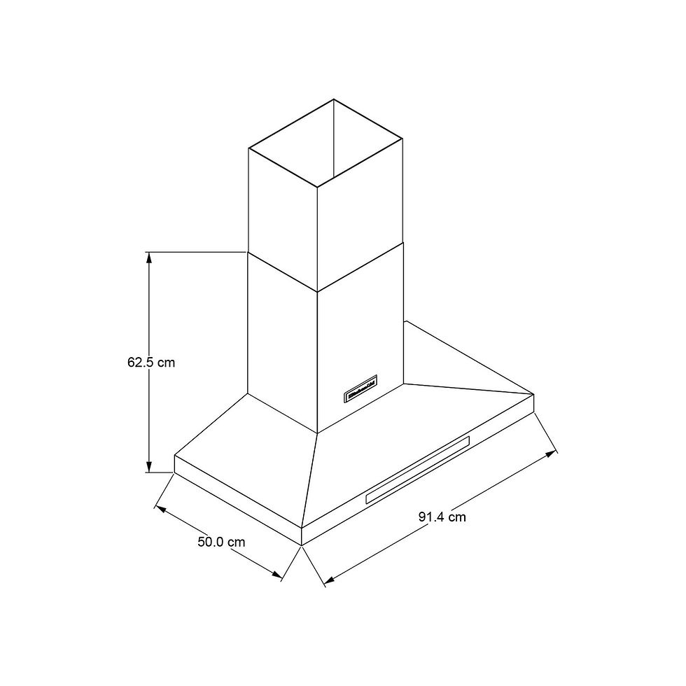 Miniatura: Campana de pared 90cm KVWB606HBS Kitchenaid