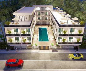 Athens Resort - 1 Bedroom Apartment  - Pool  View - 80SQM