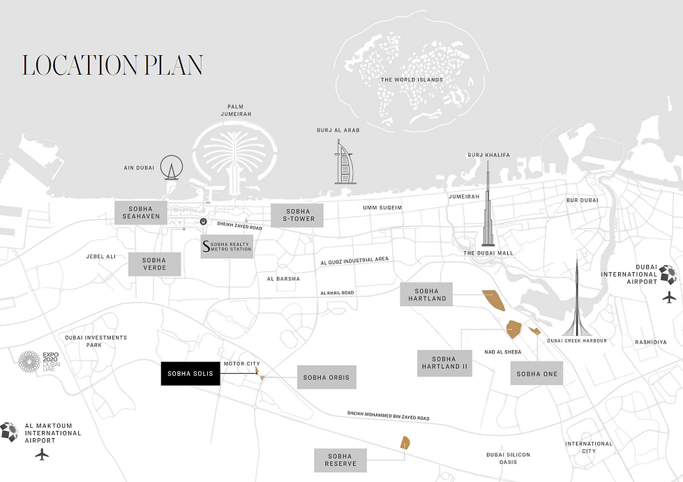 Location of Sobha Solis