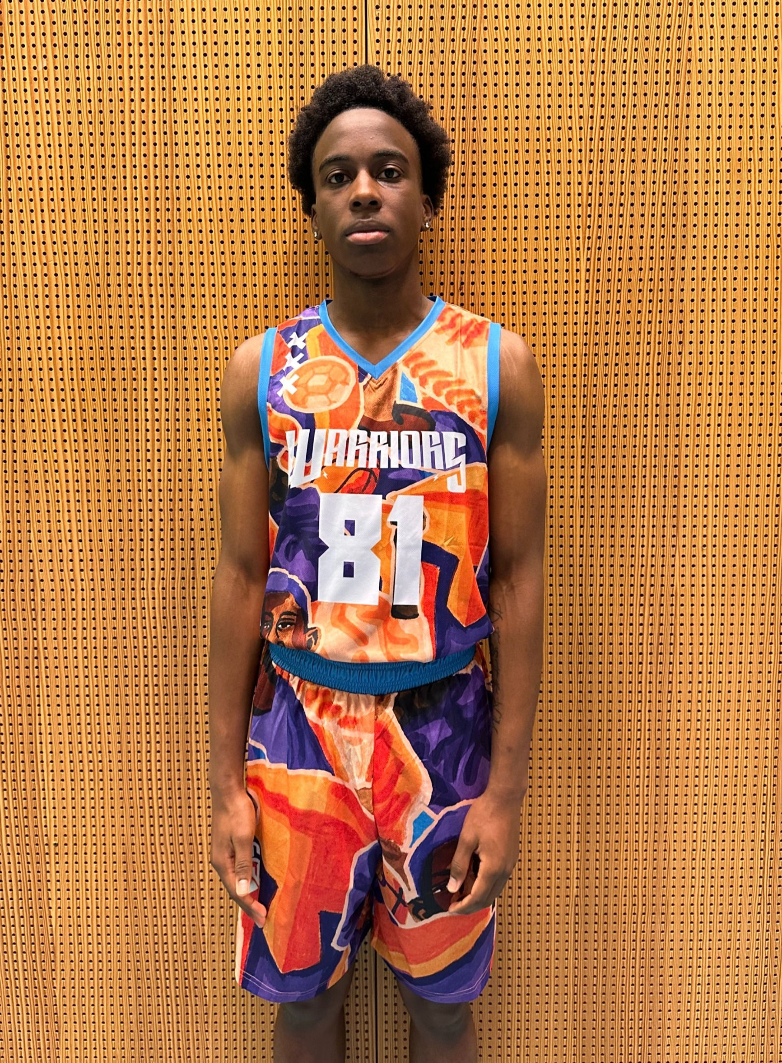 Multicolor Hedy Tjin jersey (top/shorts)