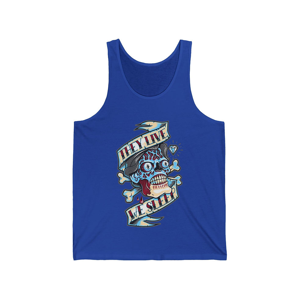 Thumbnail: They Live We Sleep - Men's Jersey Tank
