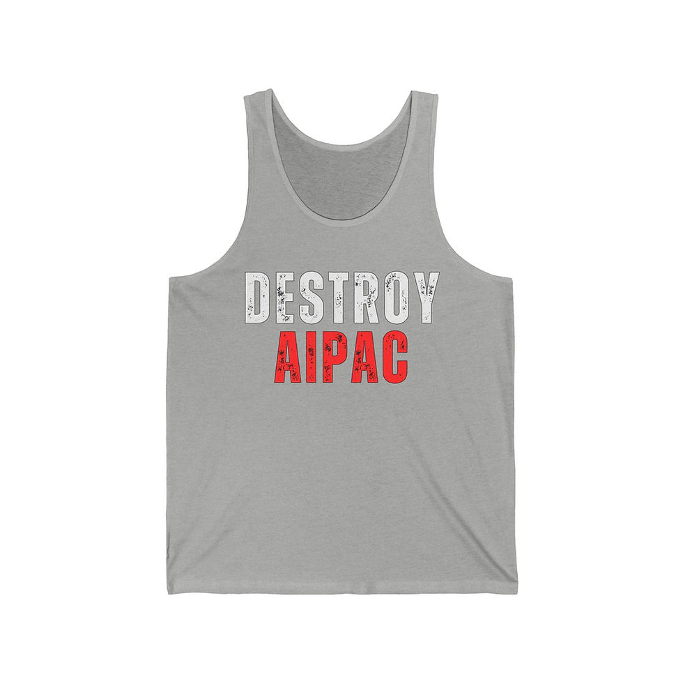 Thumbnail: Destroy AIPAC - Men's Jersey Tank