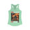 Thumbnail: Burn the Vatican - Women's Fitted Racerback Tank 