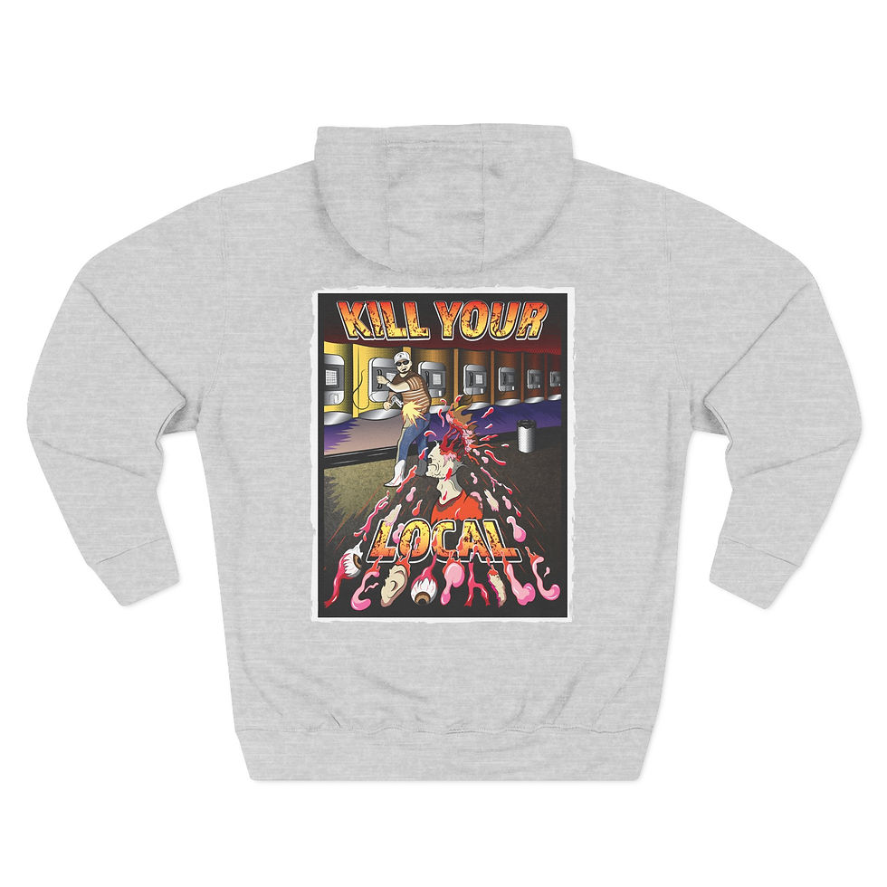 Thumbnail: Kill Your Local Pedophile - Three-Panel Fleece Hoodie