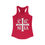 Thumbnail: Christ Conquers - Women's Fitted Racerback Tank 