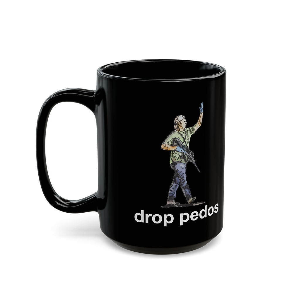 Thumbnail: Drop Pedos - 11oz or 15oz  Black Mug
