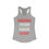 Thumbnail: Dangerous Freedom over Peaceful Slavery - Women's Fitted Racerback Tank 