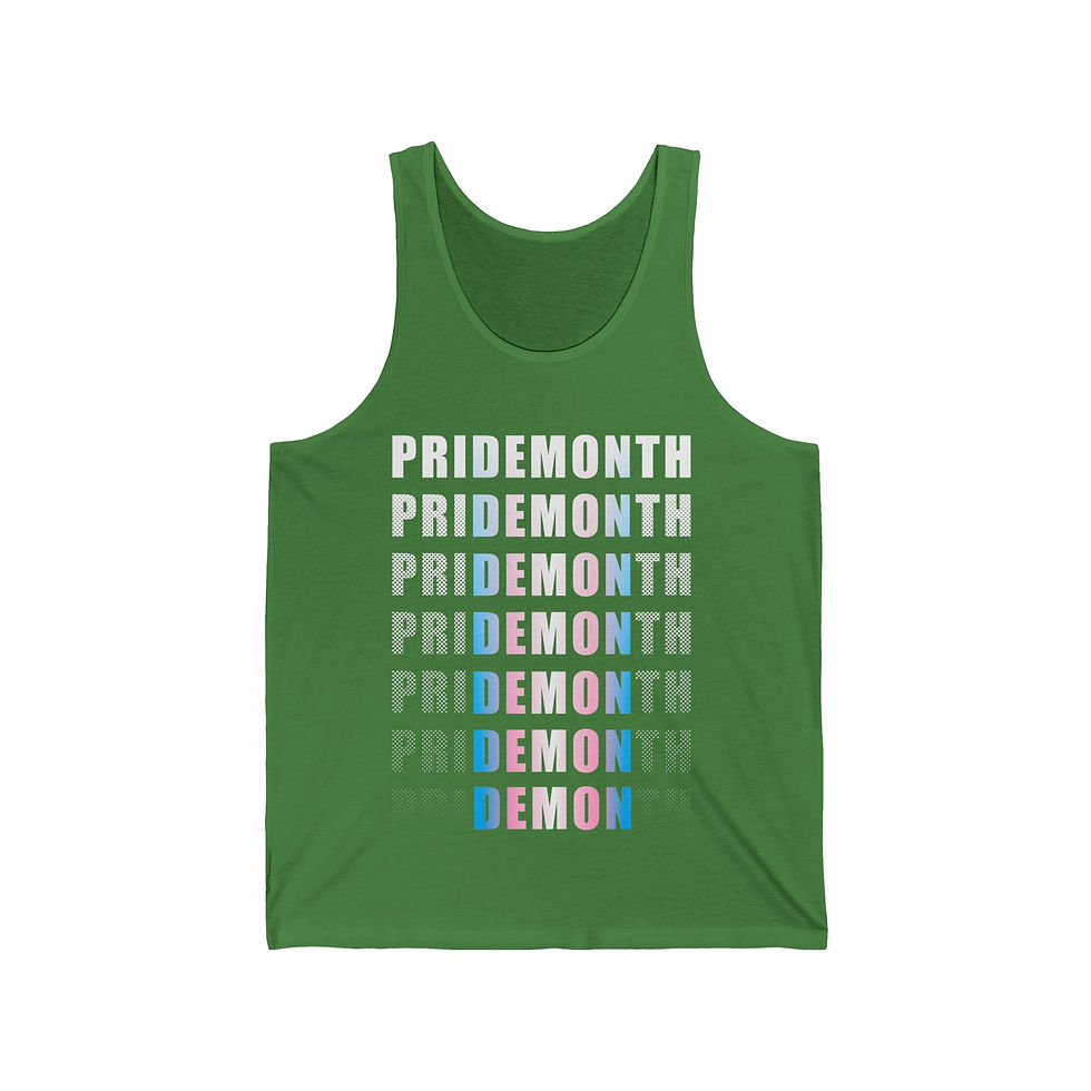 Thumbnail: trans priDEMONth - Men's Jersey Tank