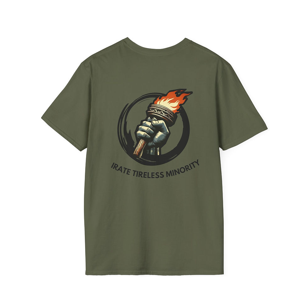 Thumbnail: ICWF - Irate Tireless Minority - Unisex Softstyle T-Shirt