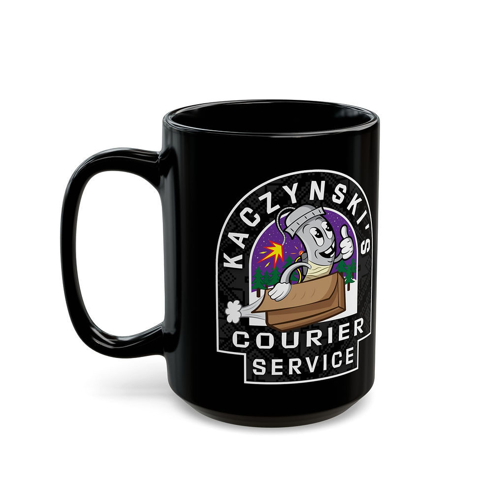 Thumbnail: Kaczynski's Courier Services -  11oz or 15oz Black Mug