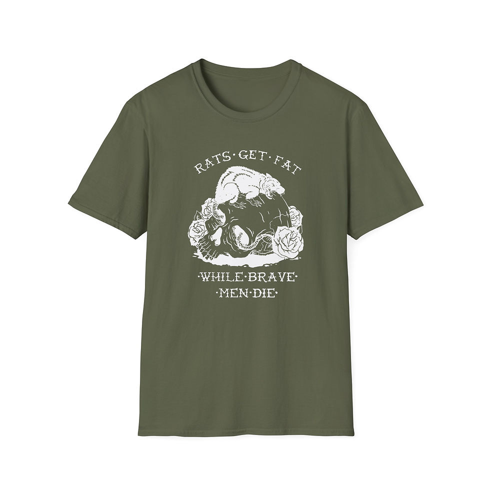 Thumbnail: Rats Get Fat- Unisex Softstyle T-Shirt