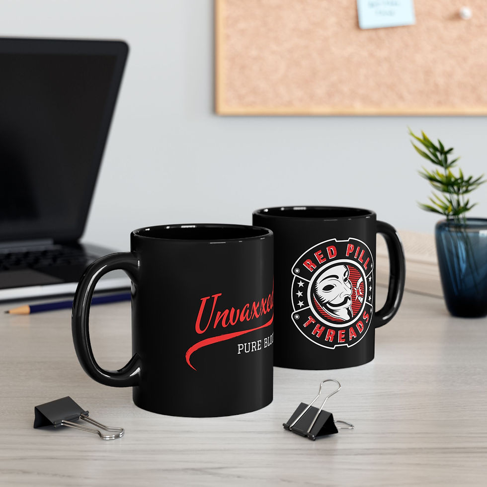 Thumbnail: Unvaxxed Pure Blood -  11oz or 15oz Black Mug