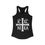 Thumbnail: Christ Conquers - Women's Fitted Racerback Tank 