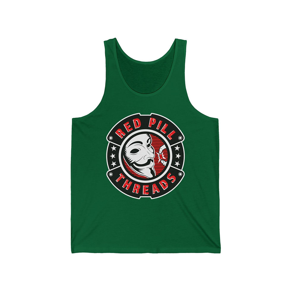 Thumbnail: Red Pill Threads Logo - Men's Jersey Tank