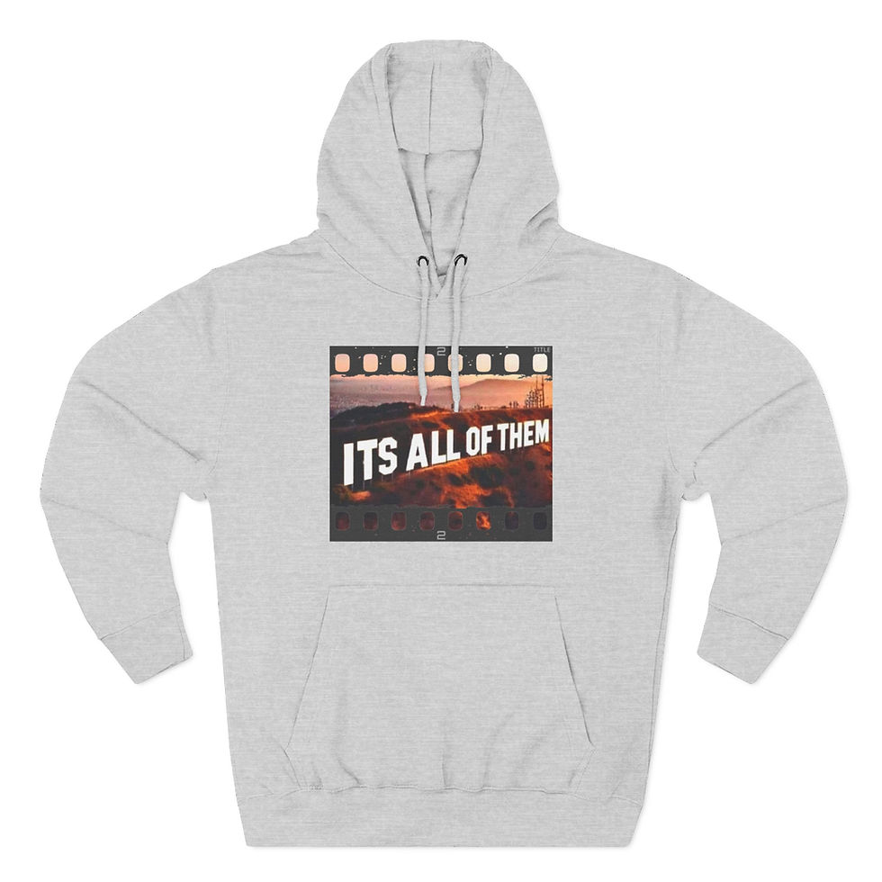 Thumbnail: It's All of Them - Three-Panel Fleece Hoodie