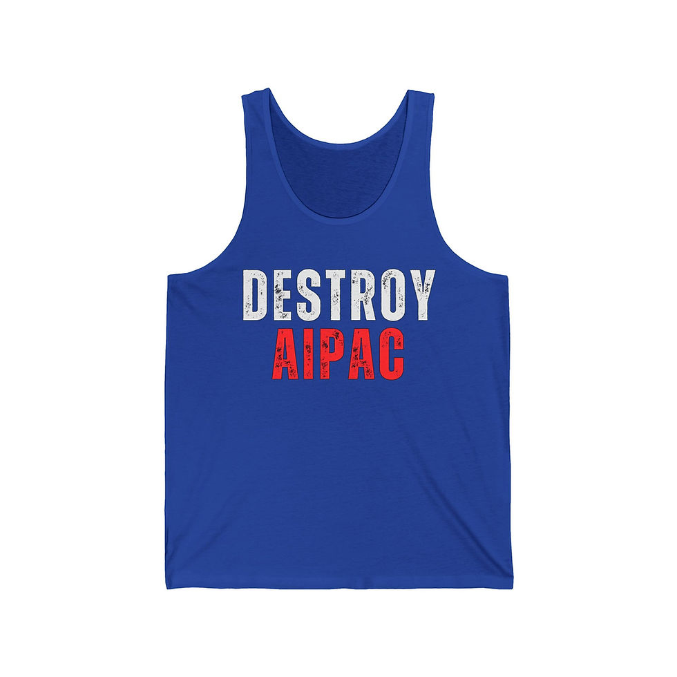 Thumbnail: Destroy AIPAC - Men's Jersey Tank