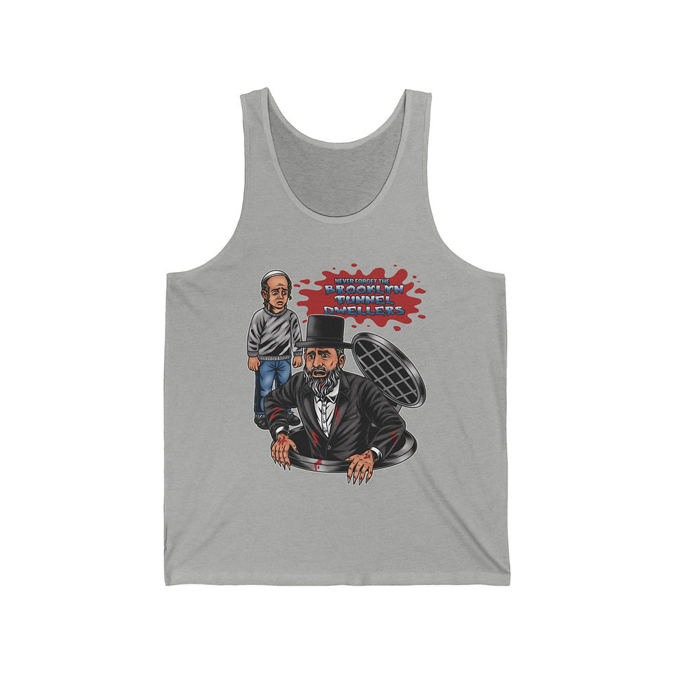 Thumbnail: Brooklyn Tunnel Dwellers - Unisex Zip Hoodie- Men's Jersey Tank