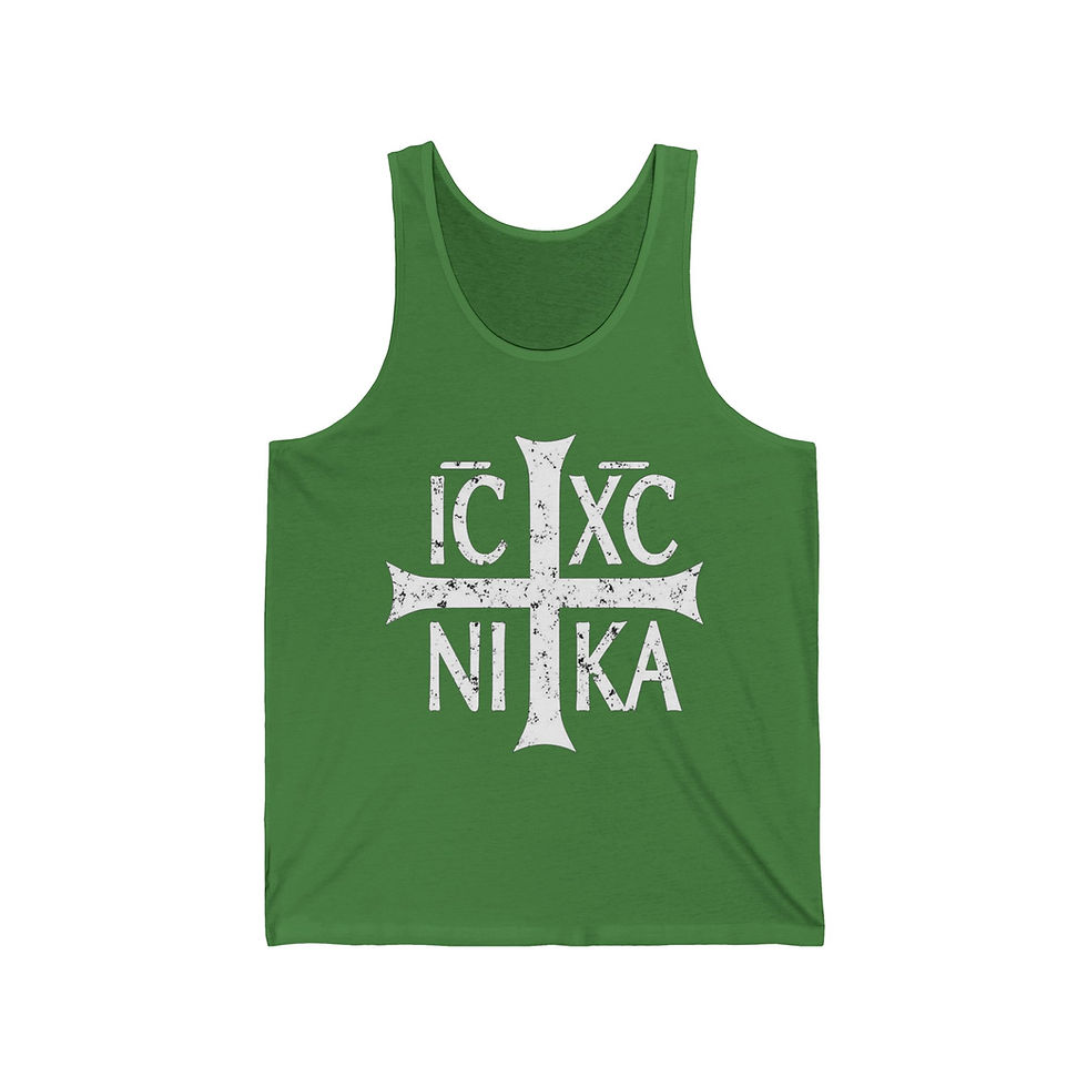 Thumbnail: Christ Conquers - Men's Jersey Tank