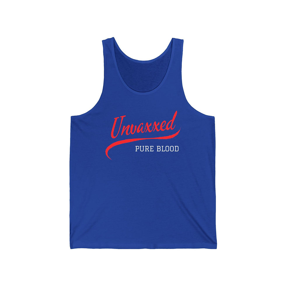 Thumbnail: Unvaxxed - Pure Blood - Men's Jersey Tank
