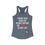 Thumbnail: Trump Was Indicted Before Epstein's List - Women's Fitted Racerback Tank 