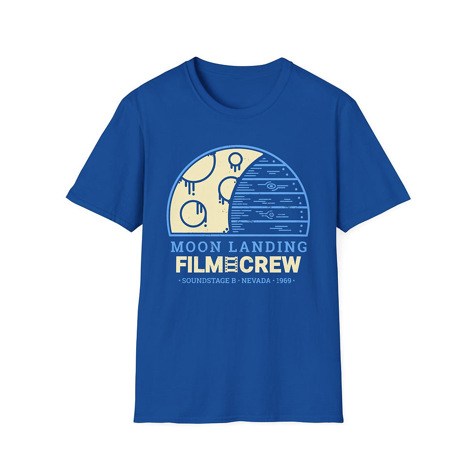 Thumbnail: Moon Landing Film Crew - Unisex Softstyle T-Shirt