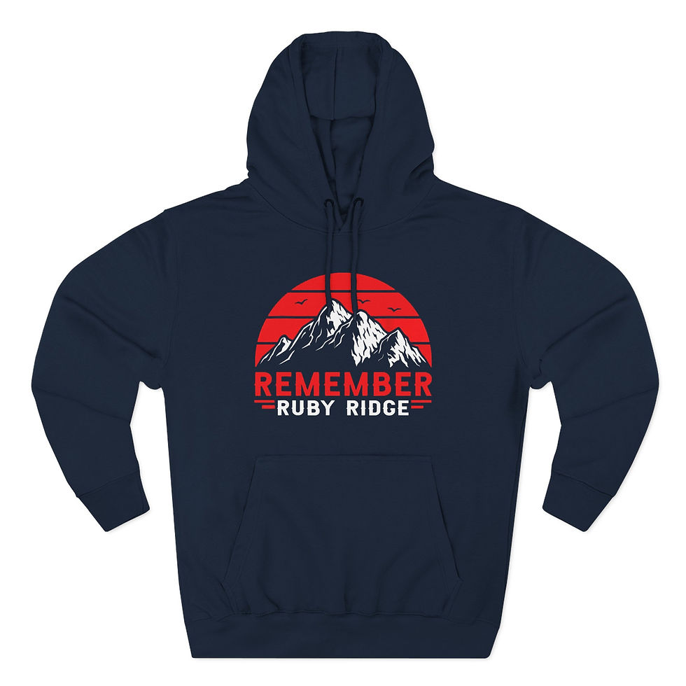 Thumbnail: Remember Ruby Ridge - Three-Panel Fleece Hoodie