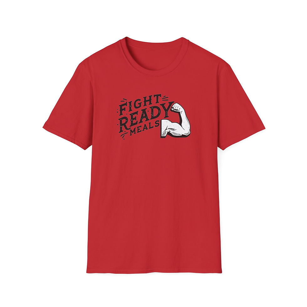 Thumbnail: Fight Ready Meals - Unisex Softstyle T-Shirt