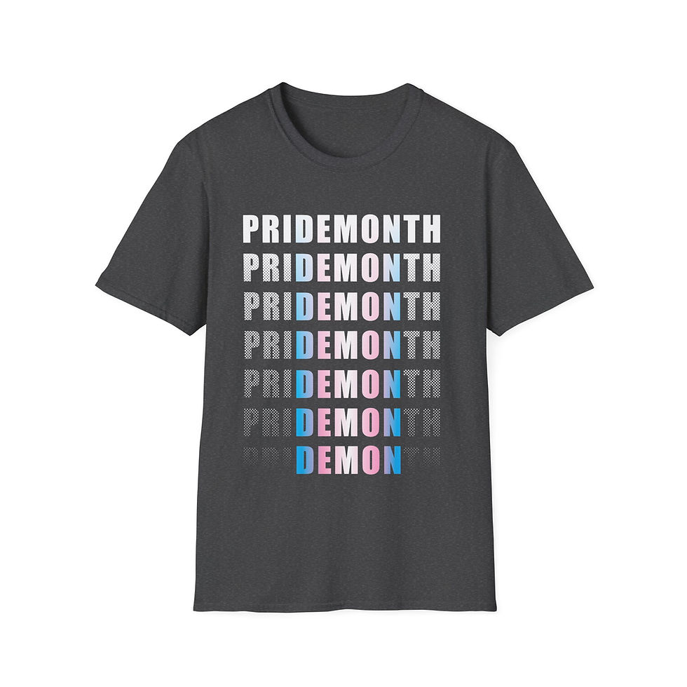 Thumbnail: trans priDEMONth - Unisex Softstyle T-Shirt