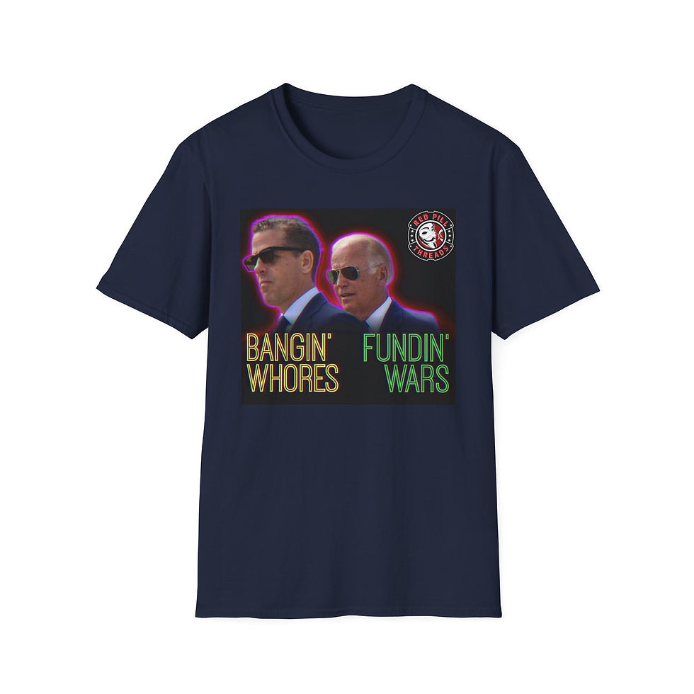Thumbnail: Bangin' Whores Fundin' Wars - Unisex Softstyle T-Shirt