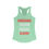 Thumbnail: Dangerous Freedom over Peaceful Slavery - Women's Fitted Racerback Tank 