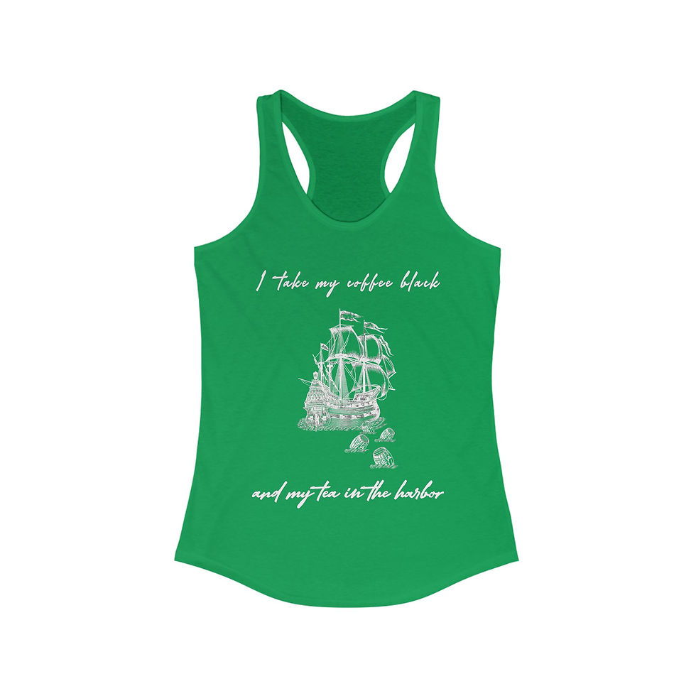 Thumbnail: Boston Tea Party - Women's Fitted Racerback Tank 