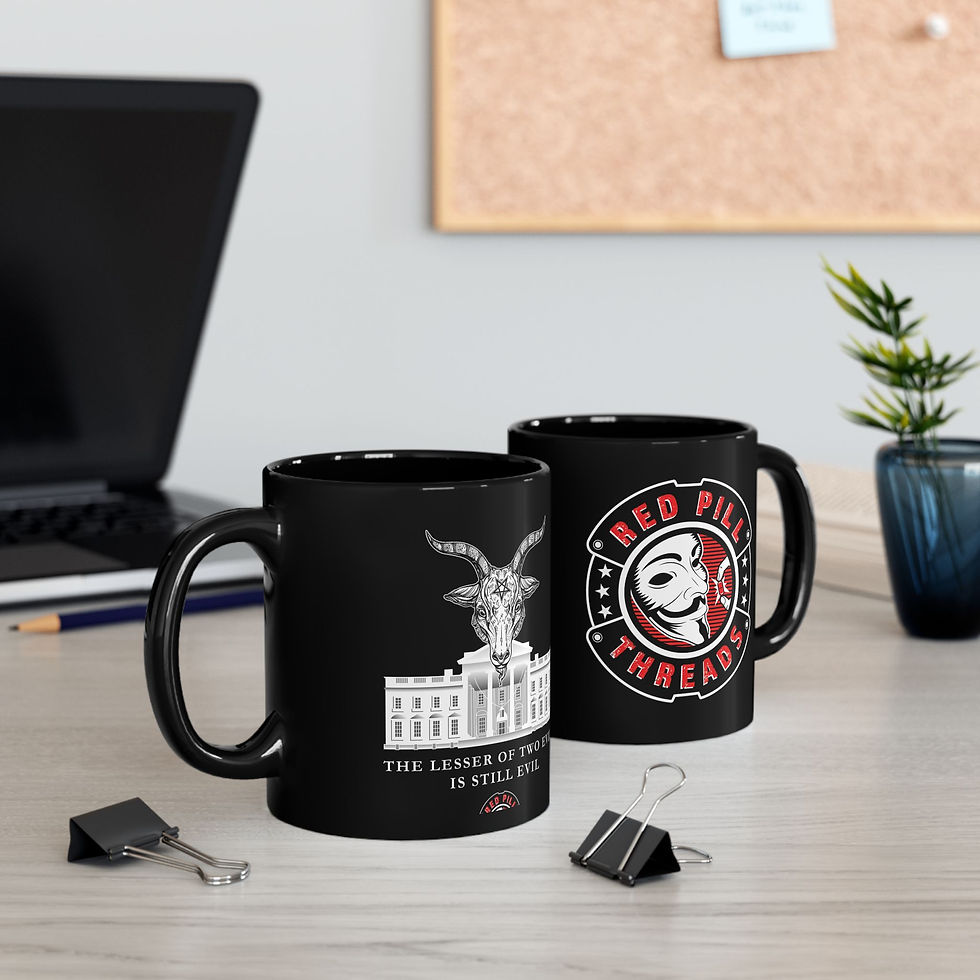 Thumbnail: Lesser of Two Evils -  11oz or 15oz Black Mug