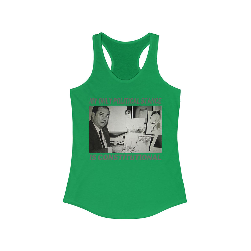 Thumbnail: Bill Cooper - Women's Fitted Racerback Tank 