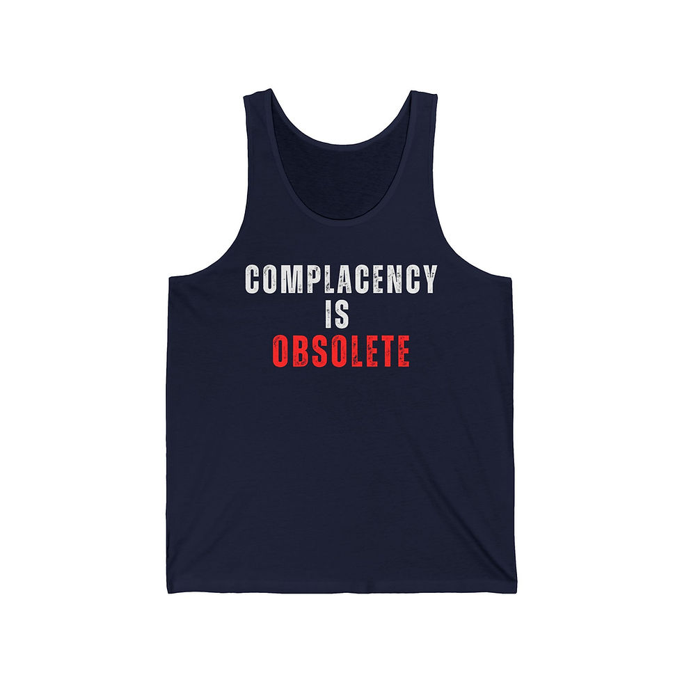 Thumbnail: Complacency is Obsolete - Men's Jersey Tank