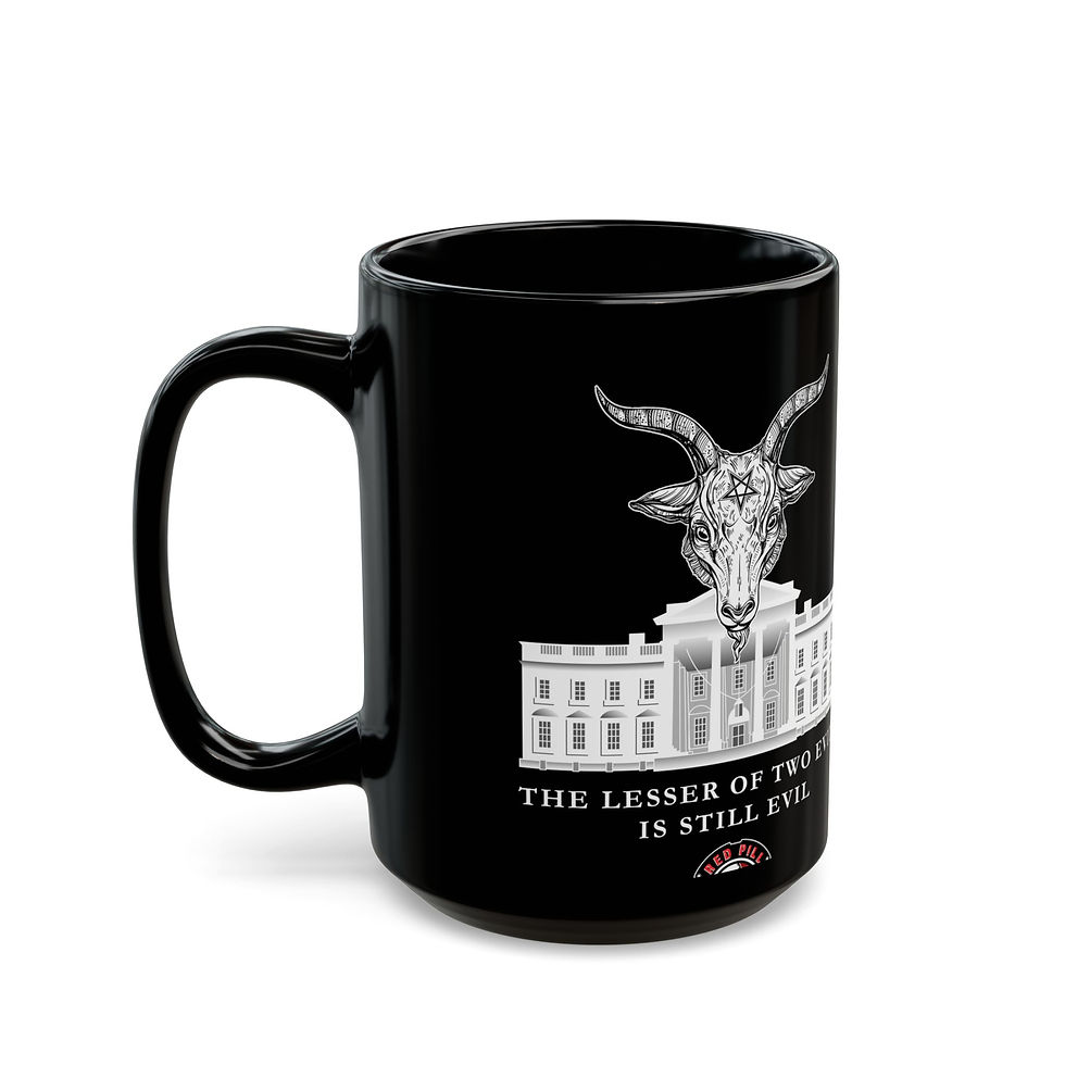 Thumbnail: Lesser of Two Evils -  11oz or 15oz Black Mug