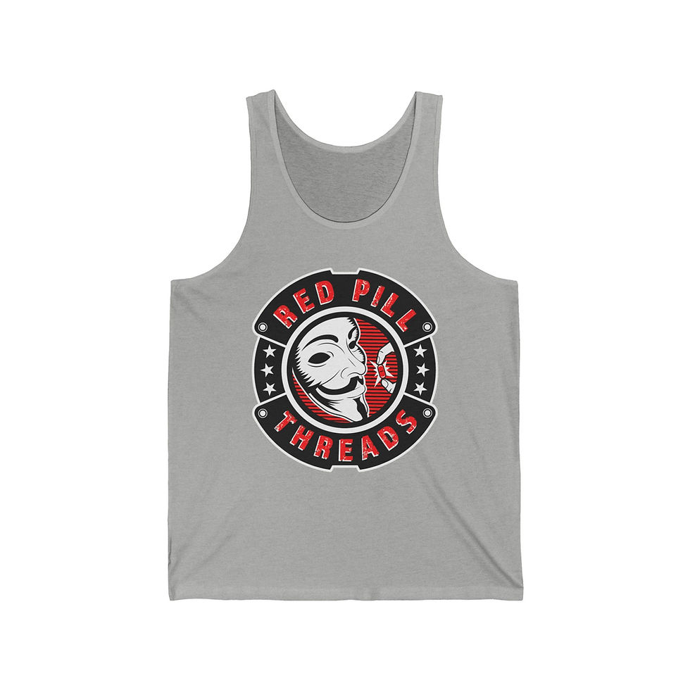 Thumbnail: Red Pill Threads Logo - Men's Jersey Tank