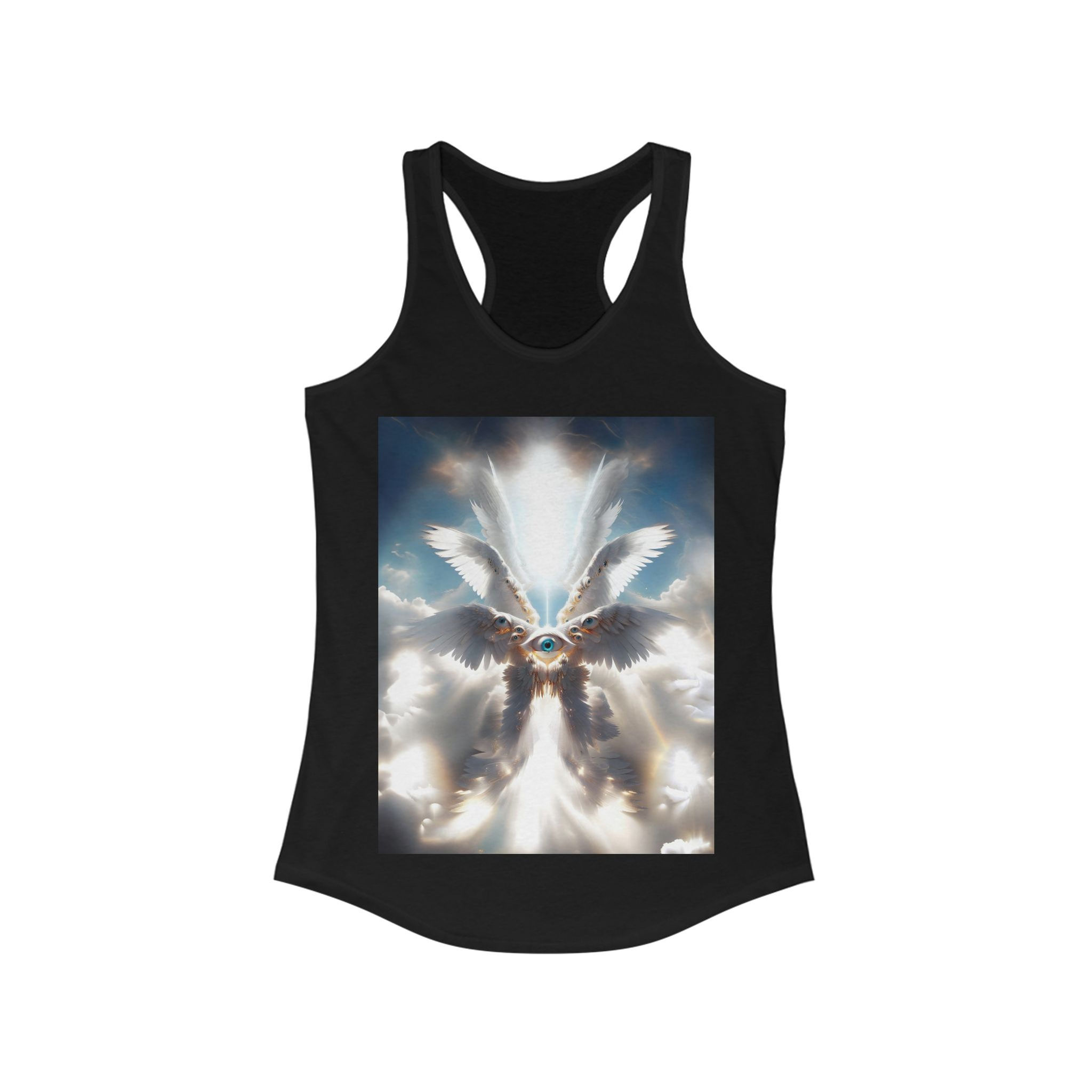 Seraphim - Women's Fitted Racerback Tank 