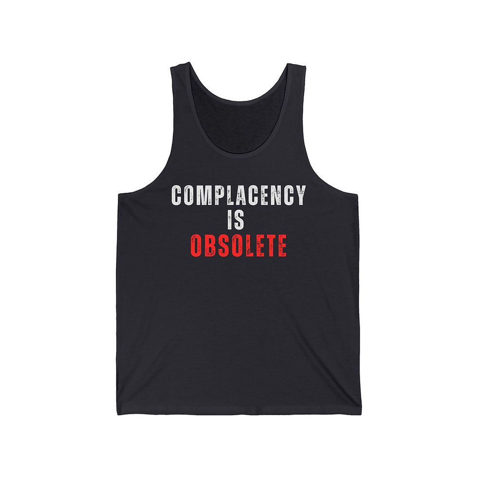 Thumbnail: Complacency is Obsolete - Men's Jersey Tank